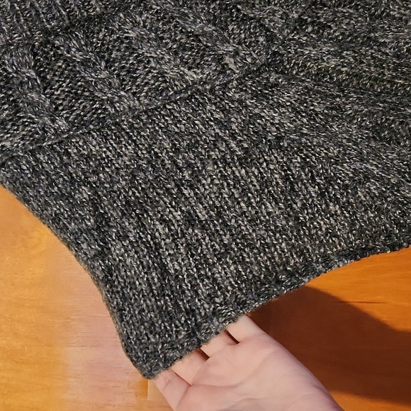 Sonoma 1X Black and Gray Short Sleeve Sweater Cardigan - Picture 5 of 8